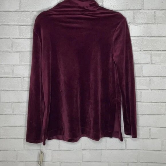 NWT Dana Buchman Cowl Neck Long Sleeve - Picture 6 of 8